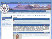 Tablet Screenshot of idp.uscourts.gov