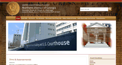 Desktop Screenshot of gand.uscourts.gov