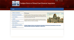 Desktop Screenshot of ilndhistory.uscourts.gov