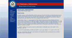 Desktop Screenshot of ncwba.uscourts.gov