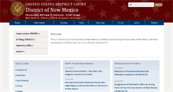 Desktop Screenshot of nmd.uscourts.gov