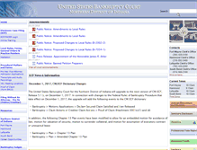 Tablet Screenshot of innb.uscourts.gov